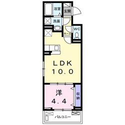 ドミールサワⅢの物件間取画像